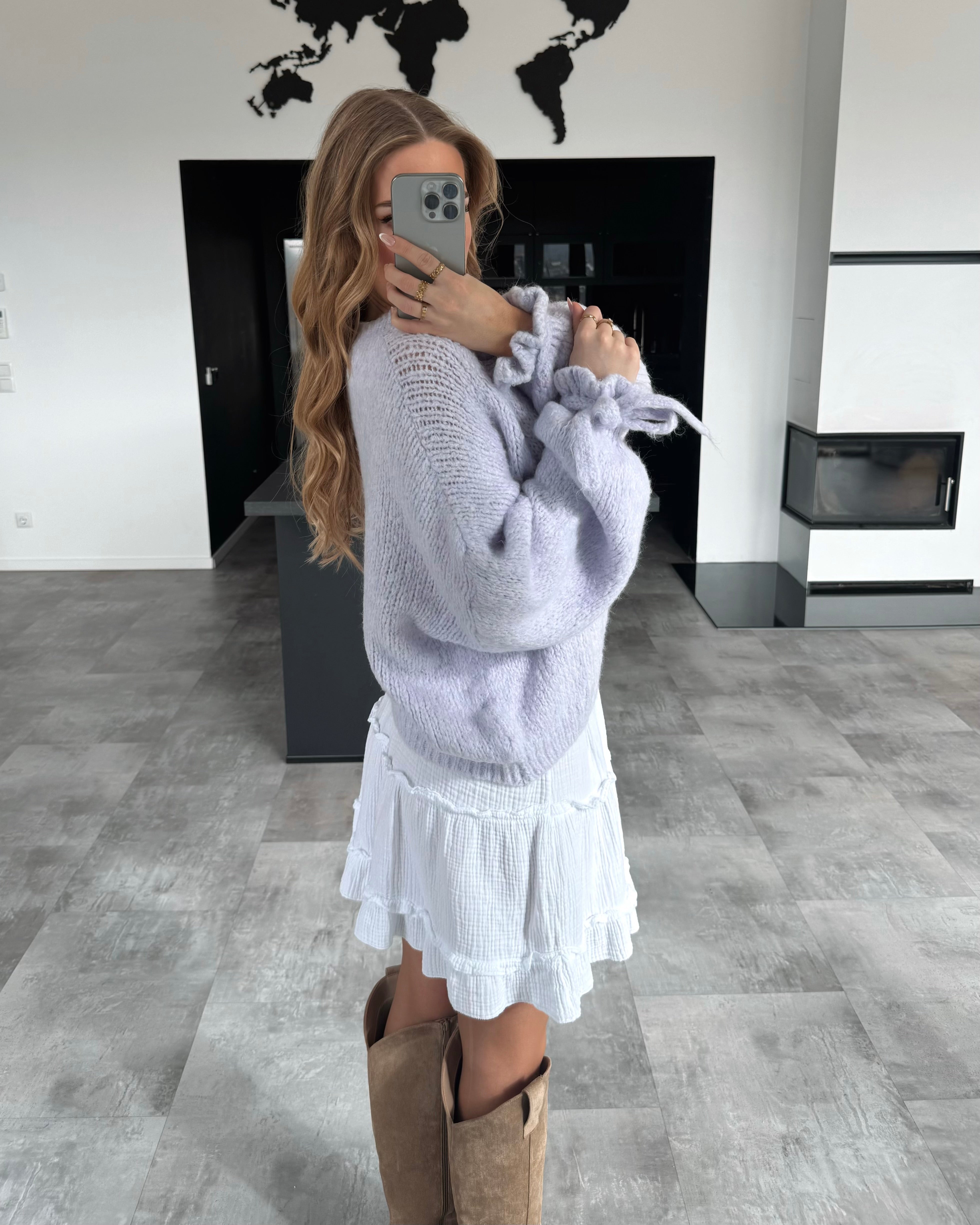 Pullover “Mali” Flieder