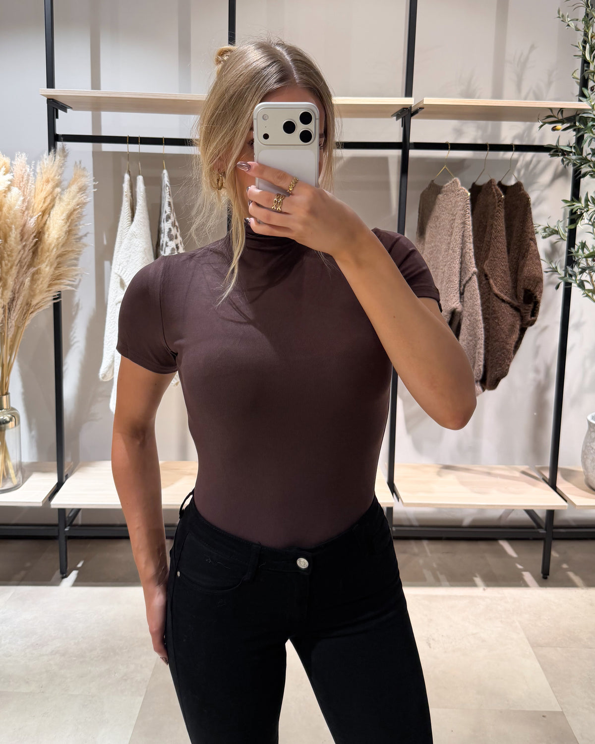 Rollkragen Shirt "Ava"