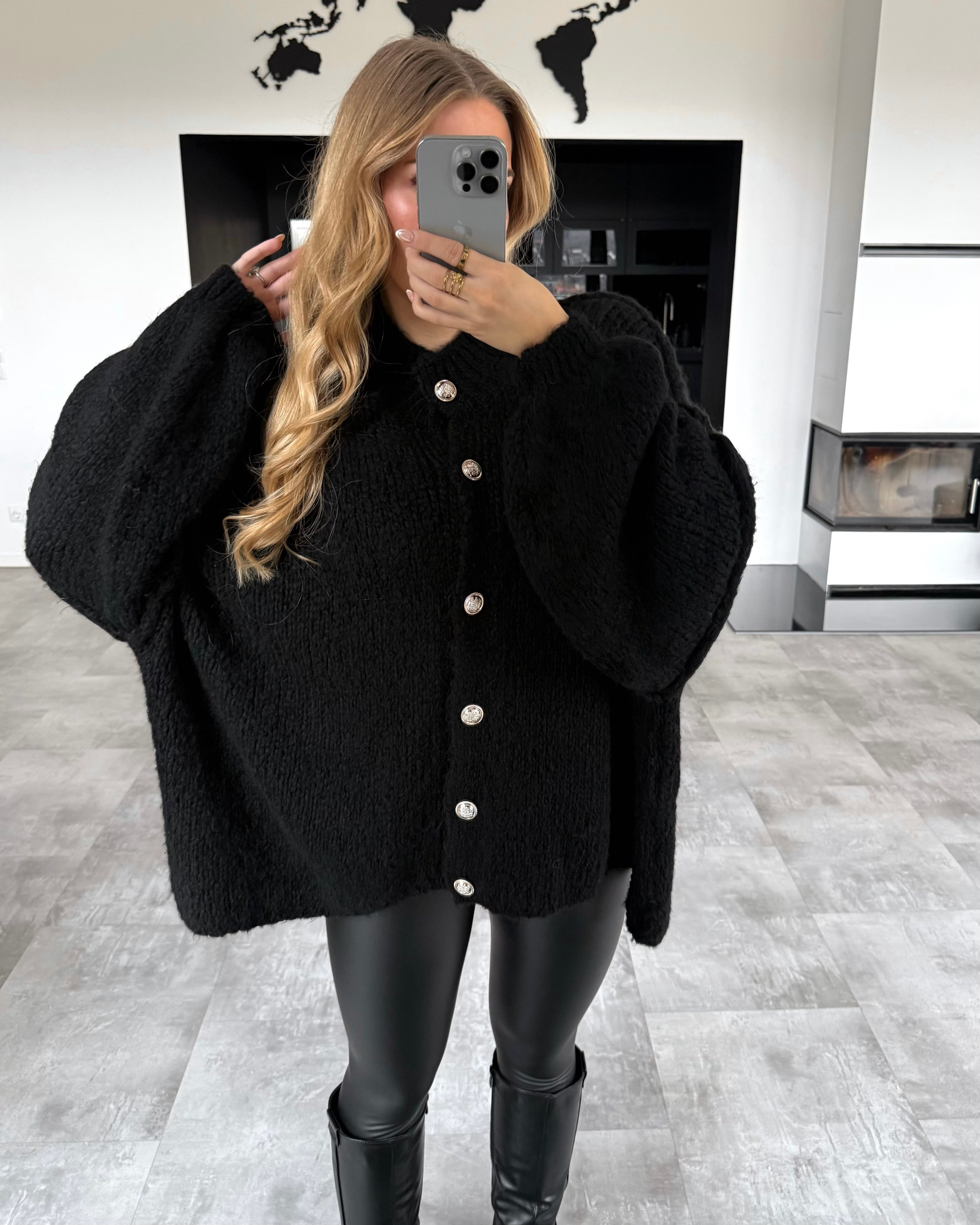 Cardigan "Cece" Schwarz