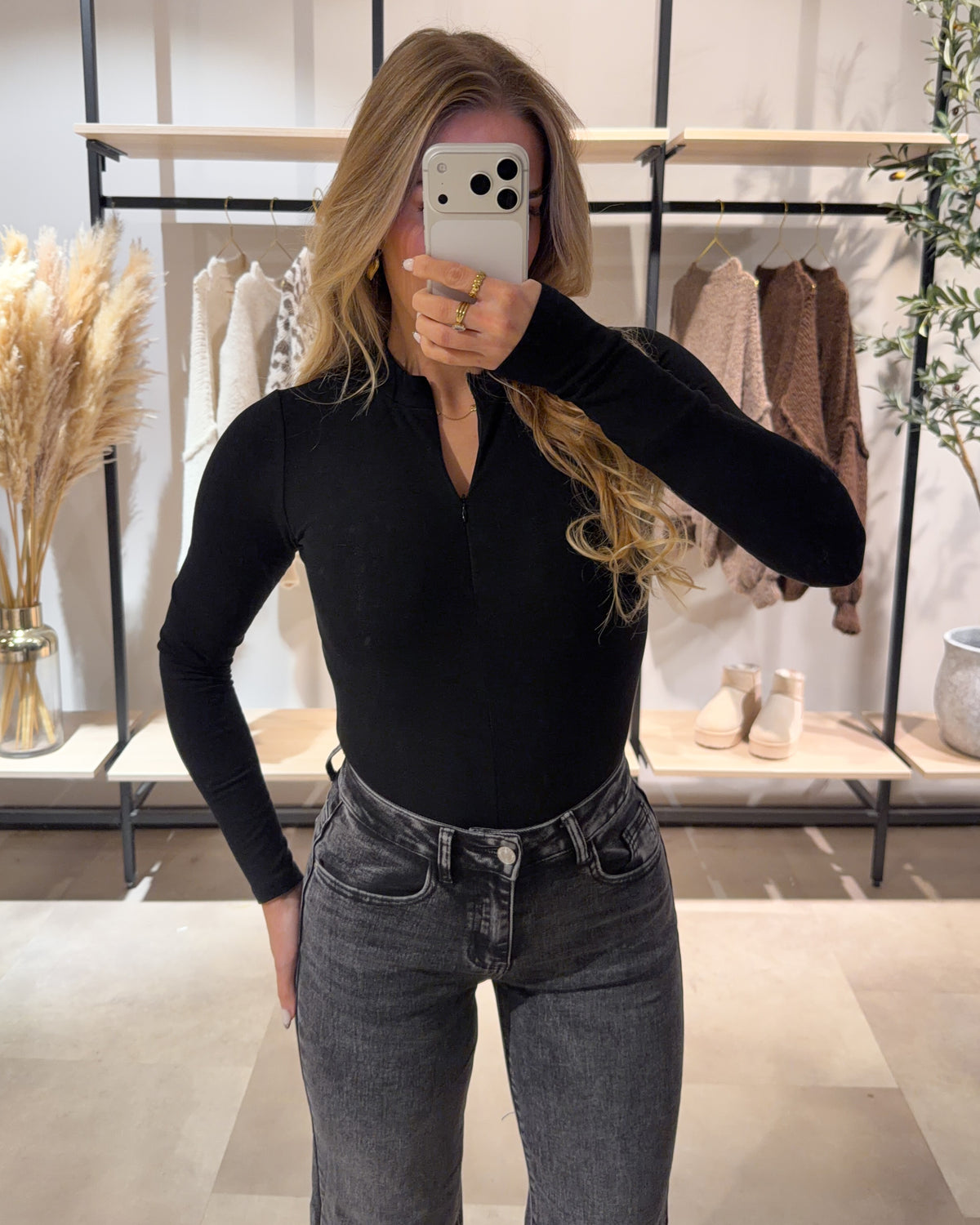 Shaping Body mit Zipper