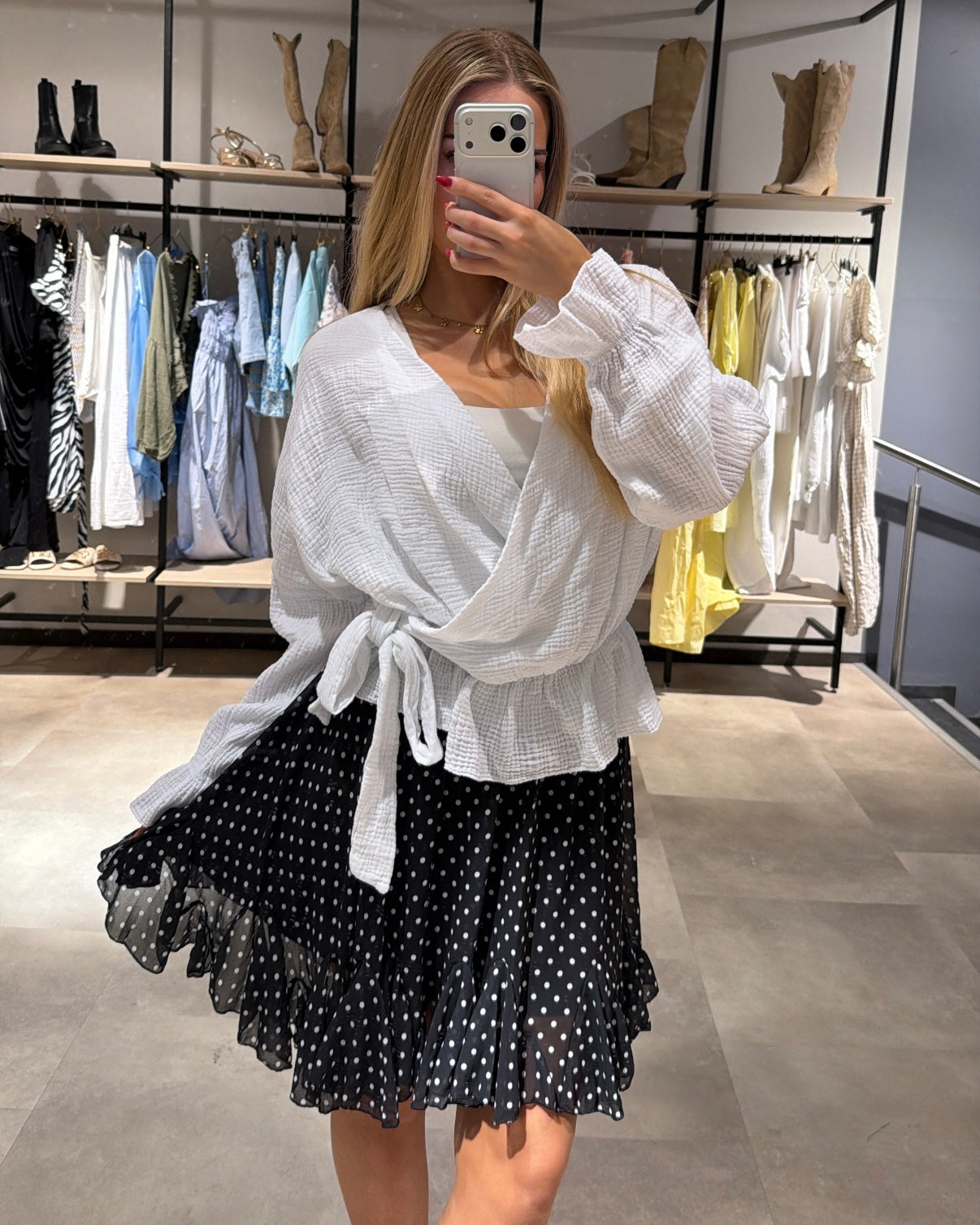 Rock "Belle“ Dots Schwarz