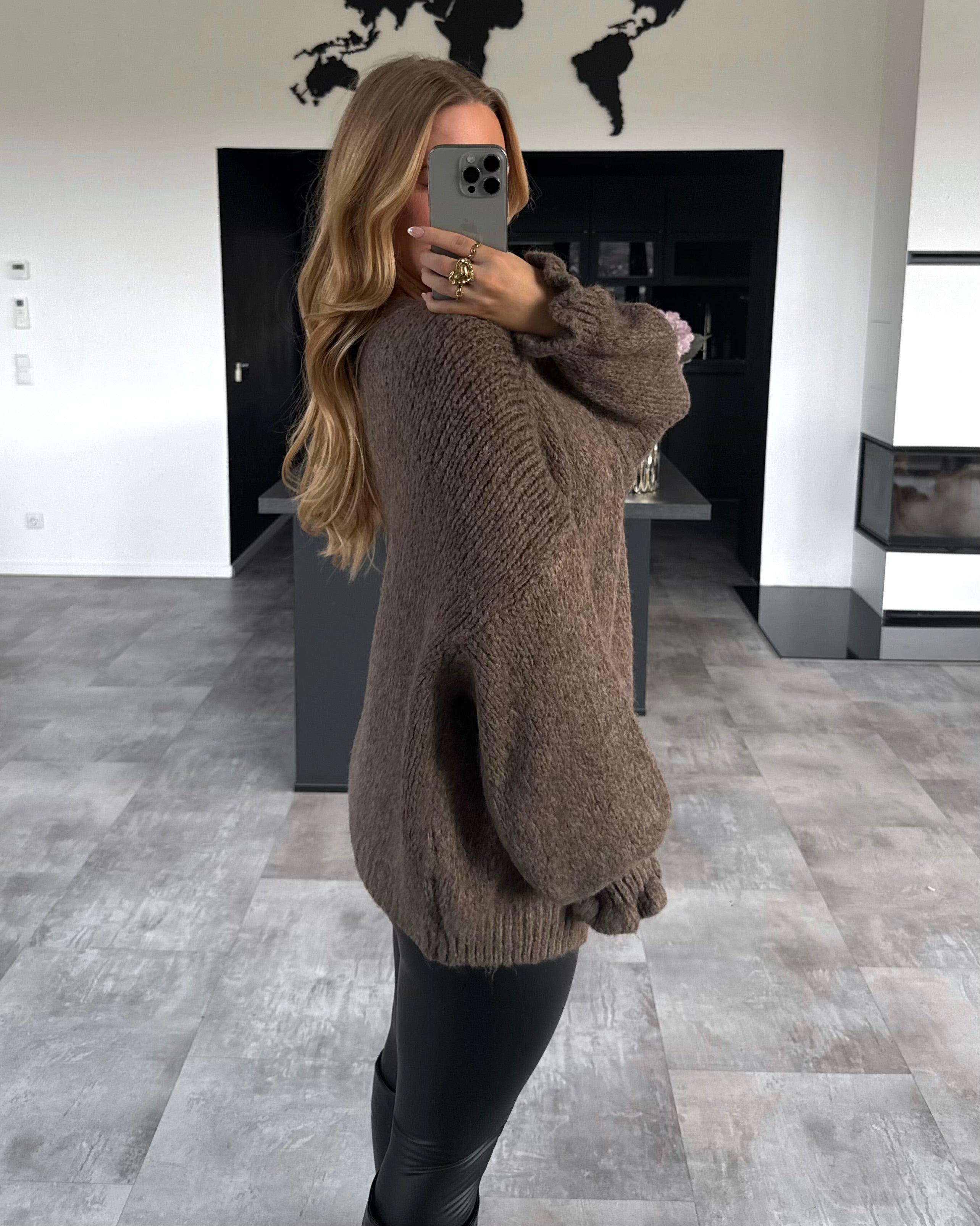 Cardigan "Mary" Hellbraun