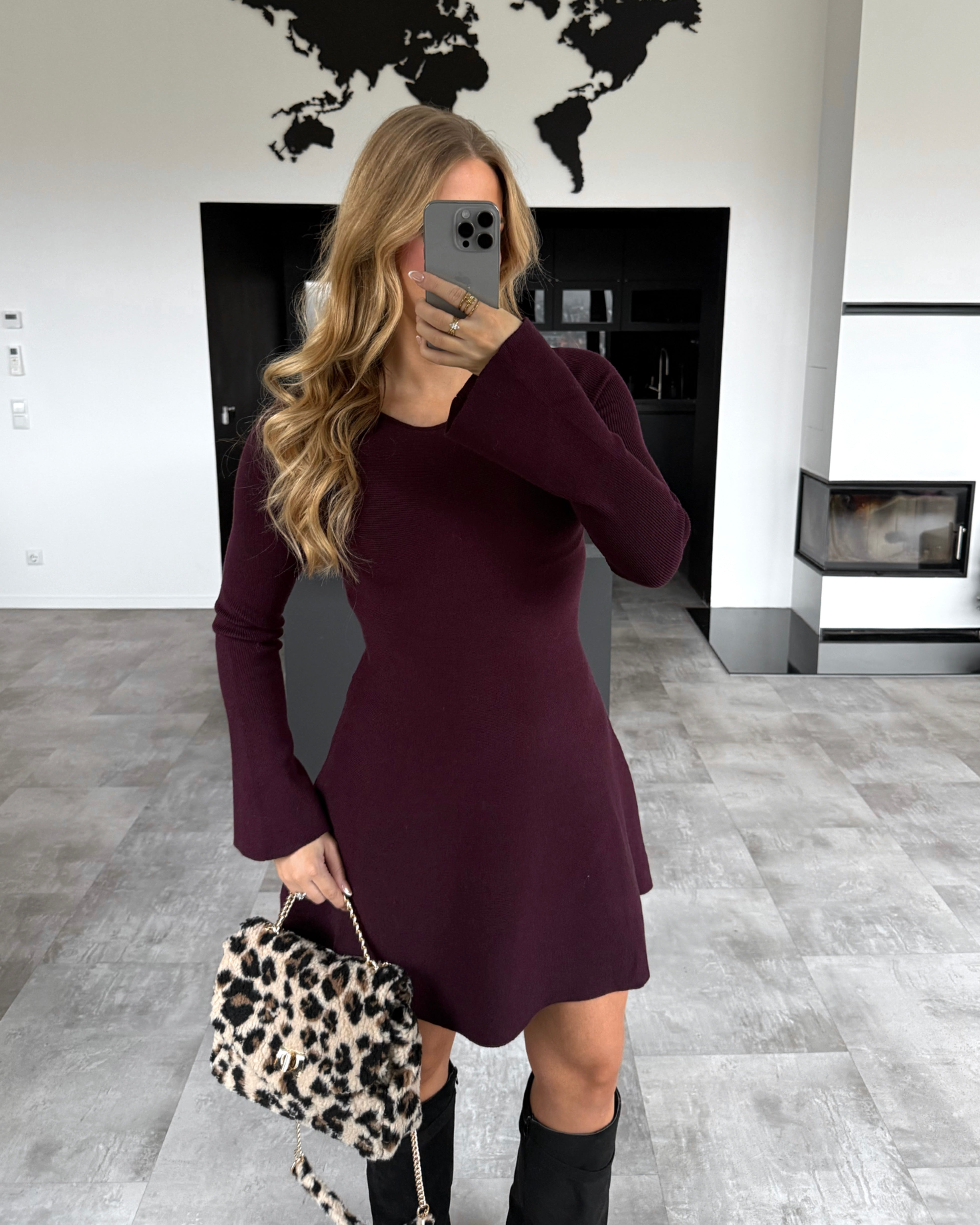 Kleid “Rielle” Plum