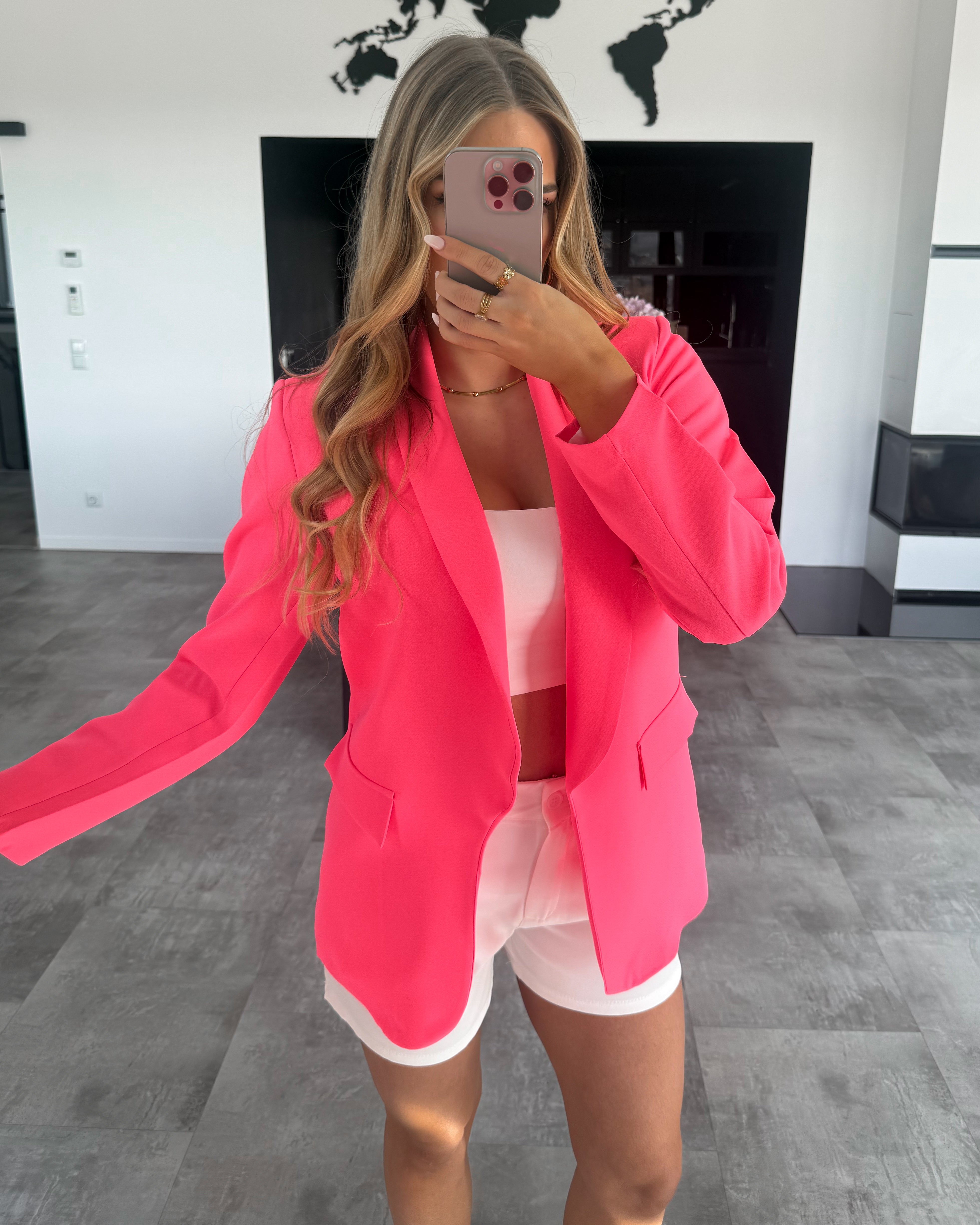 Blazer “Estella” Neon Pink