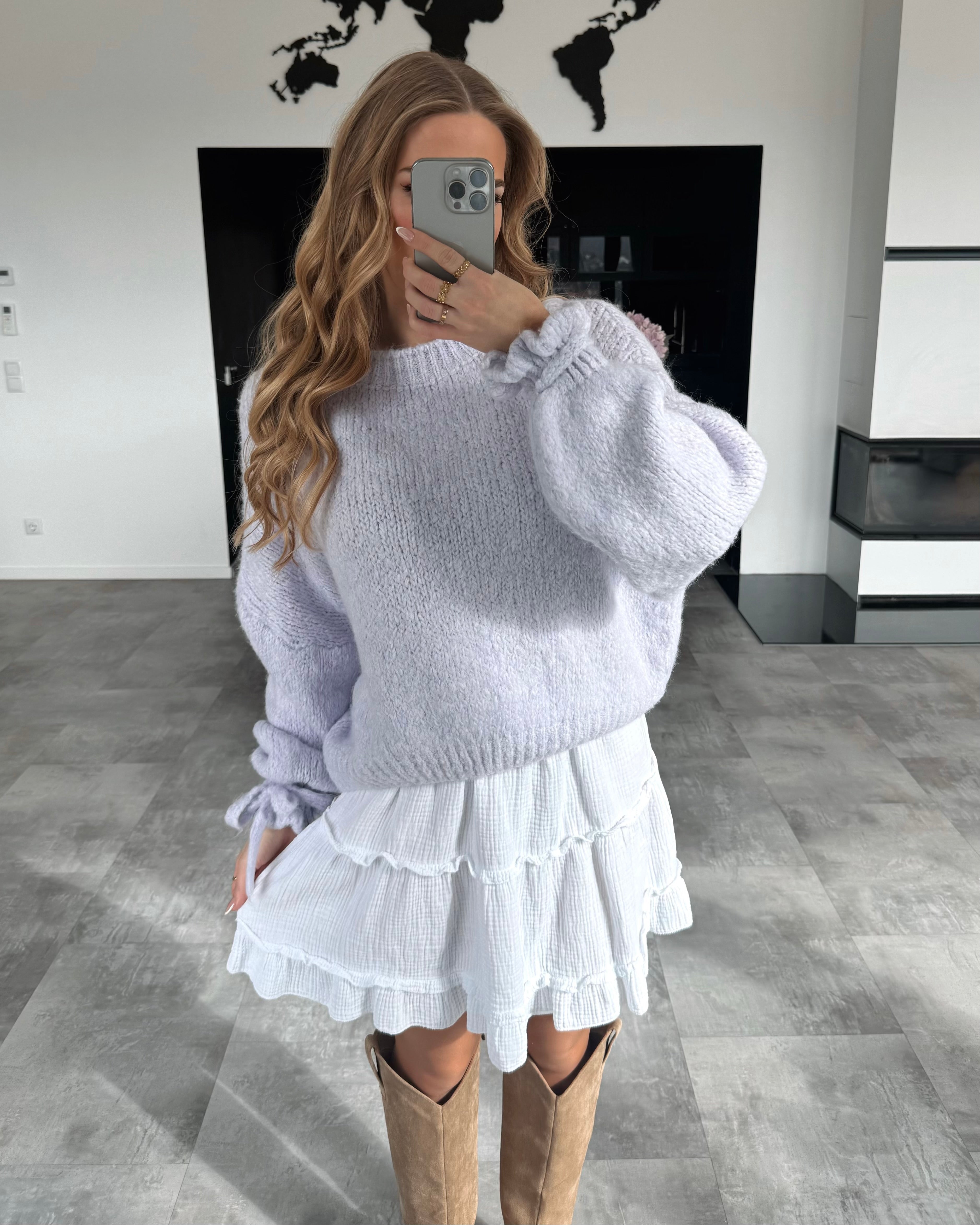 Pullover “Mali” Flieder