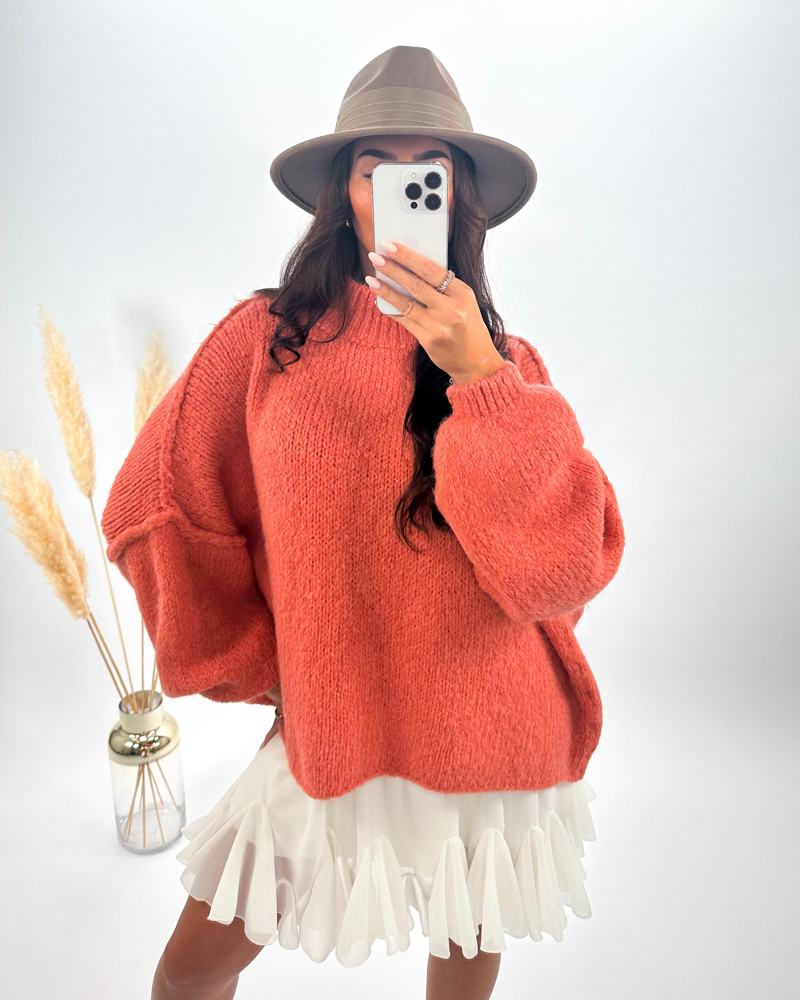 Pullover “May” Coral