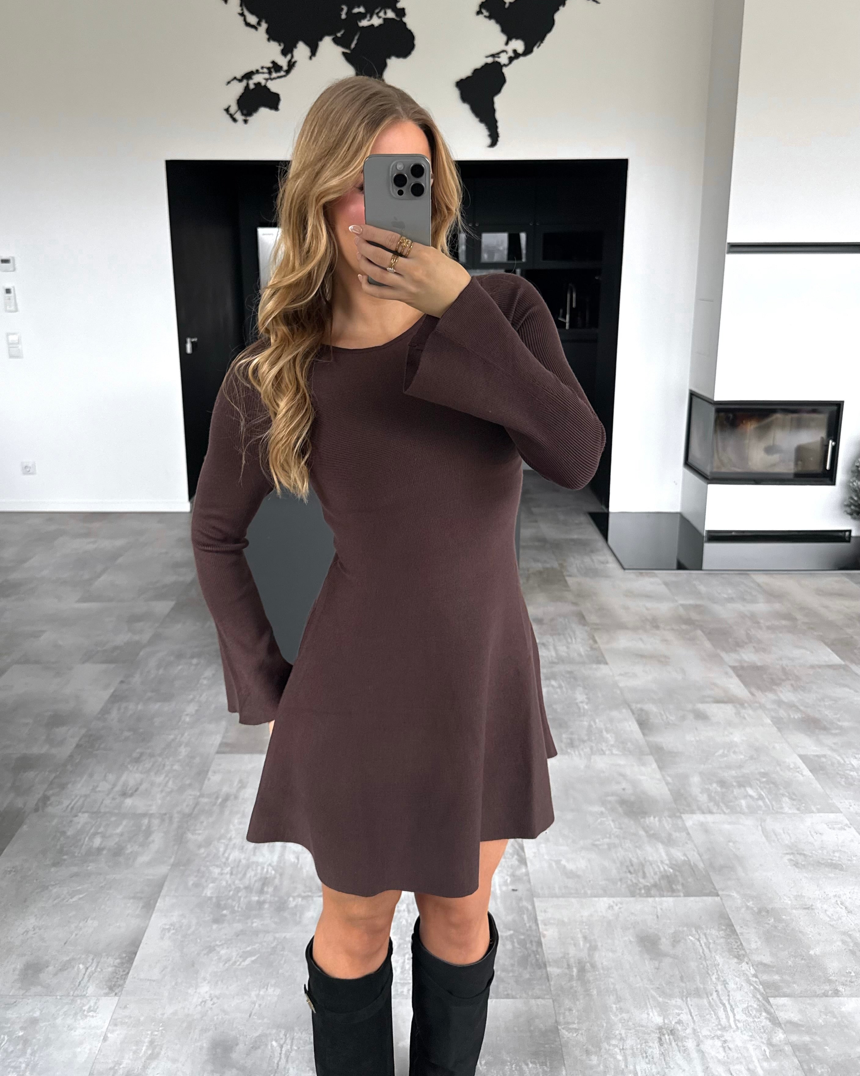 Kleid "Rielle" Chocolate