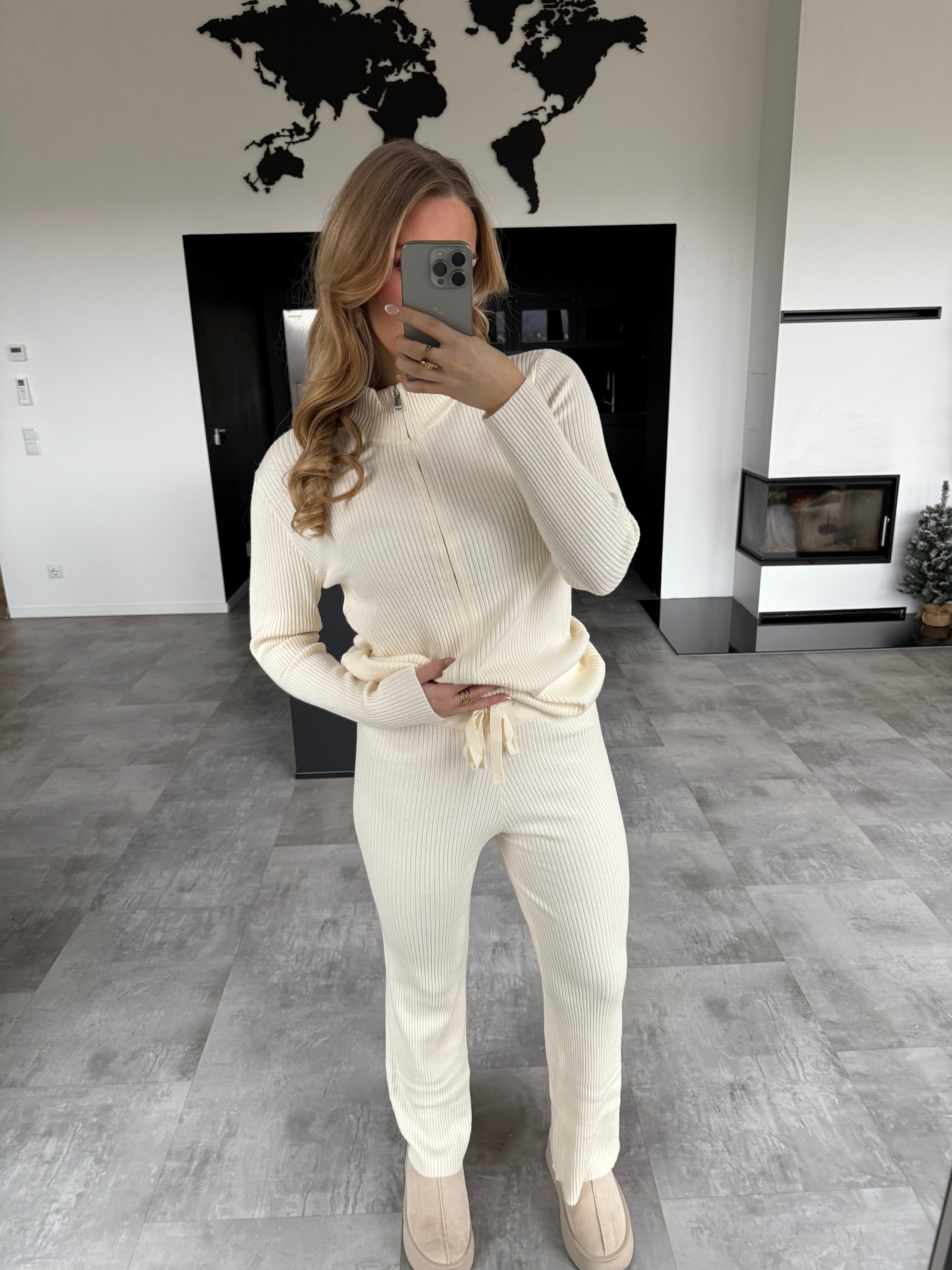 Zweiteiler „Liva“ Ecru