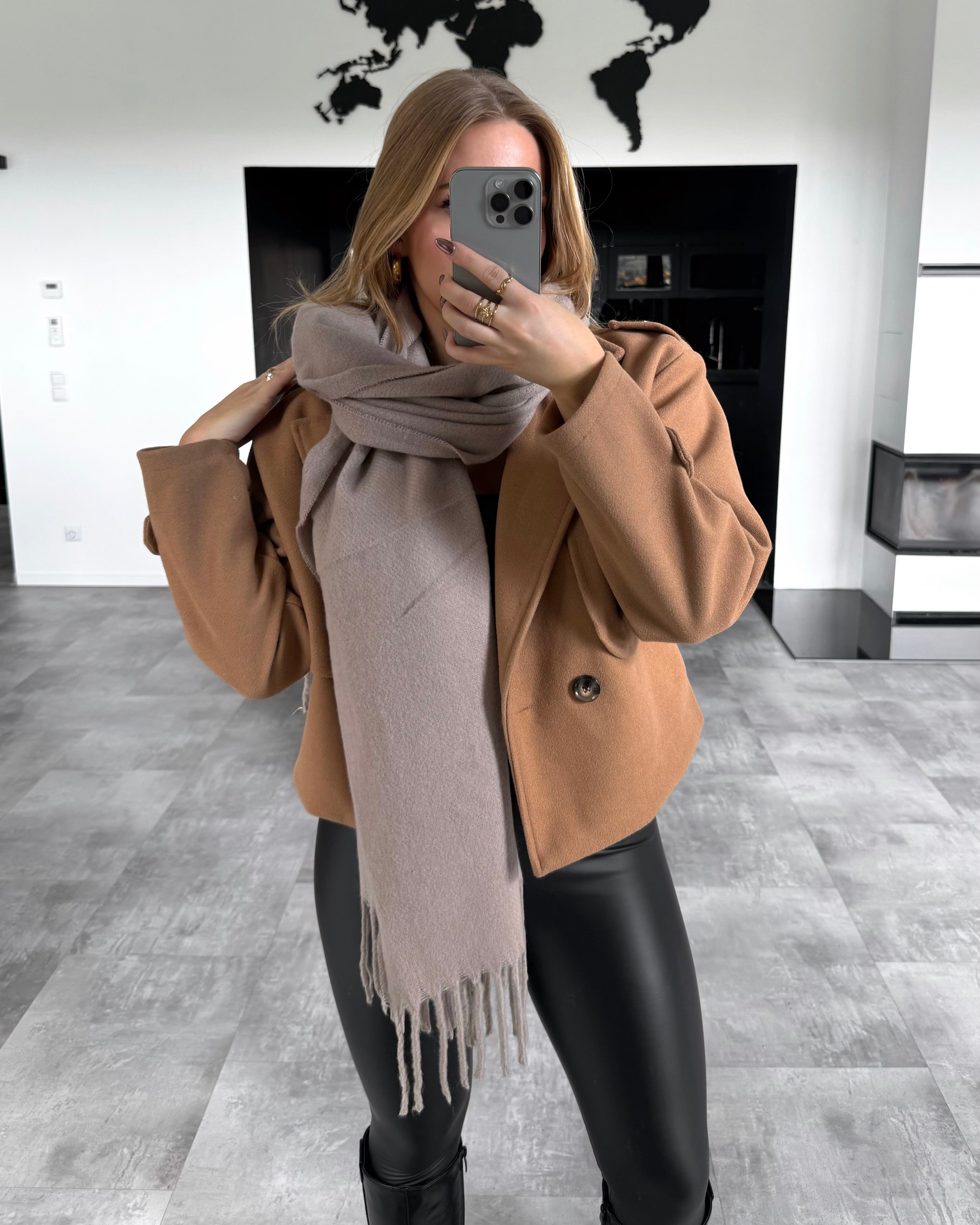 Schal „Alva“ Taupe