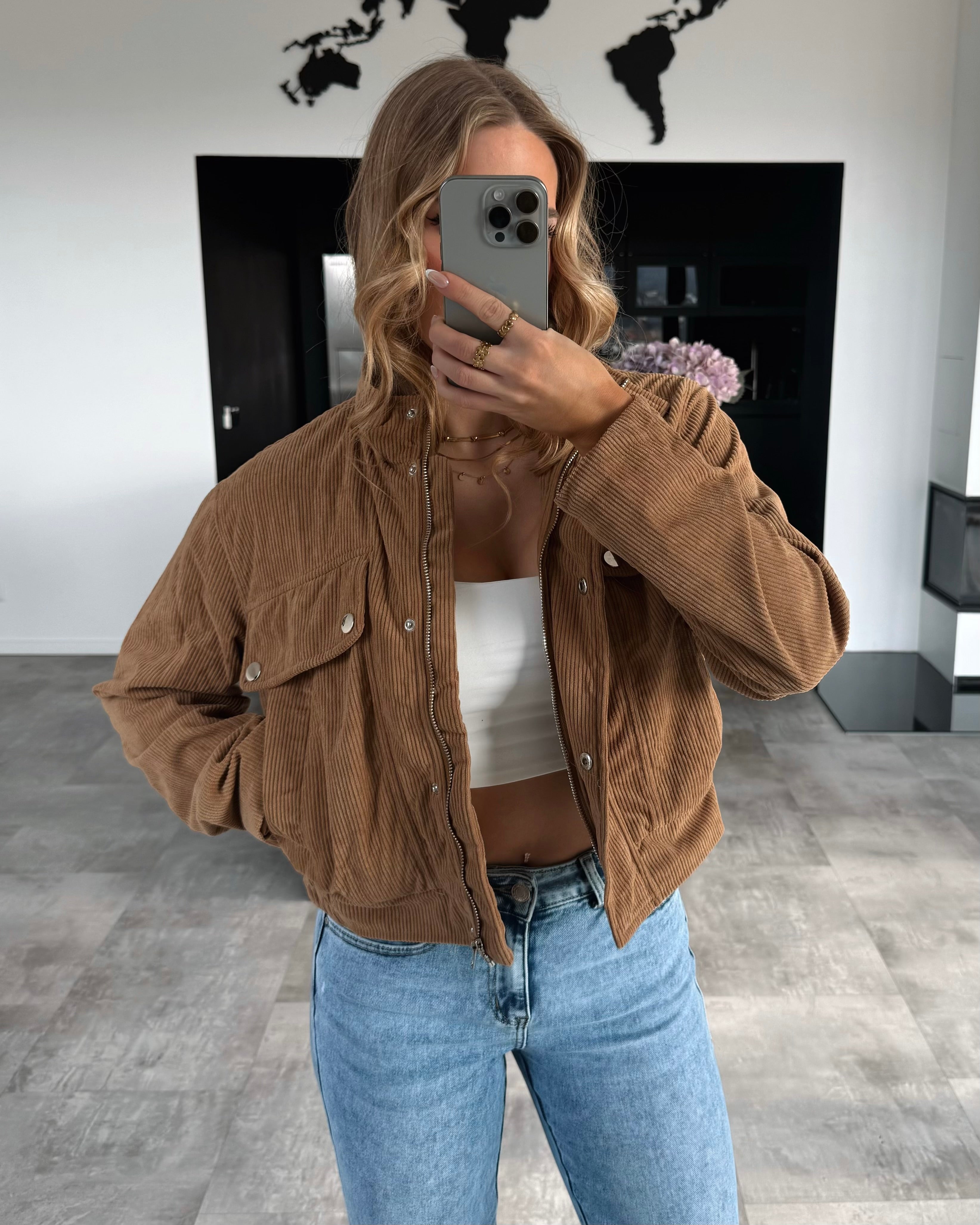 Cord Jacke “Jade” Camel