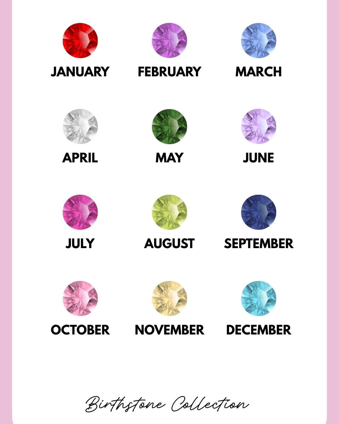 Birthstone Huggies